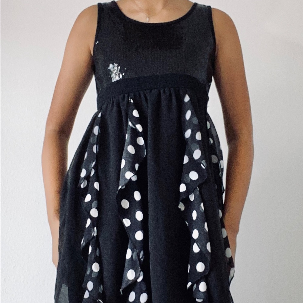 Disney: Black Polka Dot Sequined dress